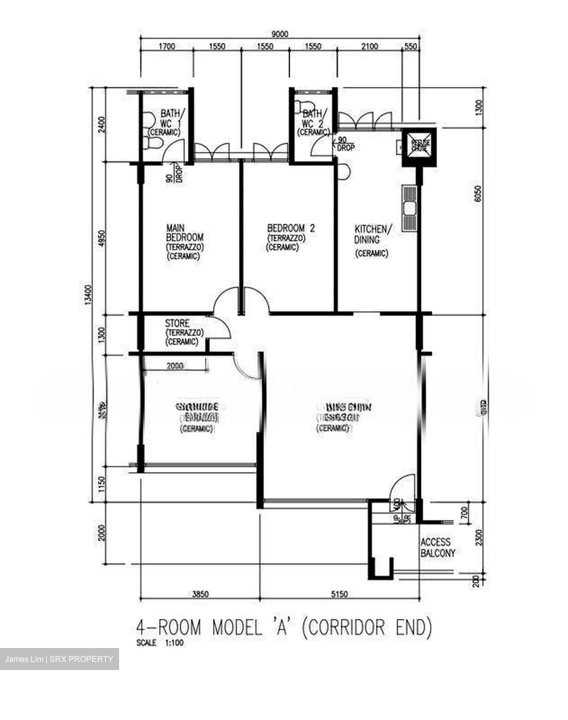 Blk 851 Tampines Ville (Tampines), HDB 4 Rooms #609342711